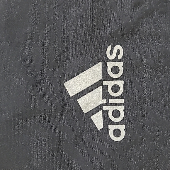 ADIDAS womans climalite track running shorts size medium reflective - Picture 2 of 7